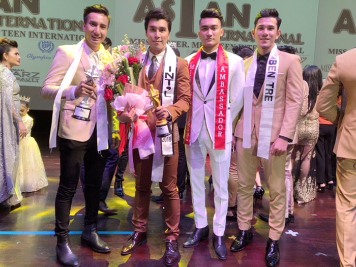 Hoàng Phi Kha xuất sắc nhận cú đúp giải thưởng tại Mister Asian International 2018