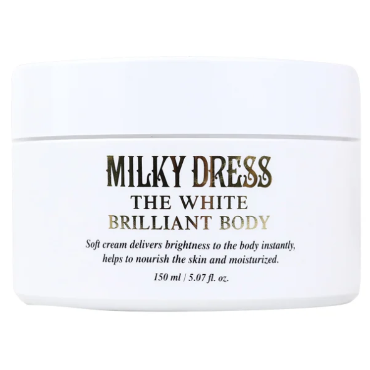 Milky Dress - Sữa dưỡng thể làm trắng và làm  săn chắc.- The White Brilliant Body(150ML)
