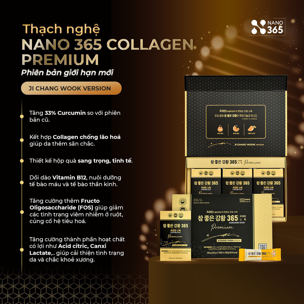Thạch Nghệ Nano 365 Collagen Premium