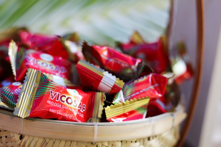 Kẹo dừa sáp nguyên chất túi 1kg