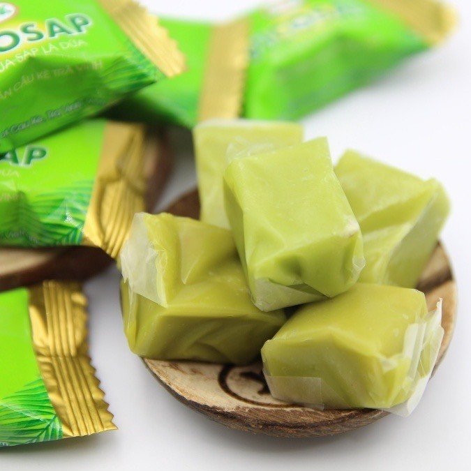 Kẹo dừa sáp vị lá dứa túi 1kg
