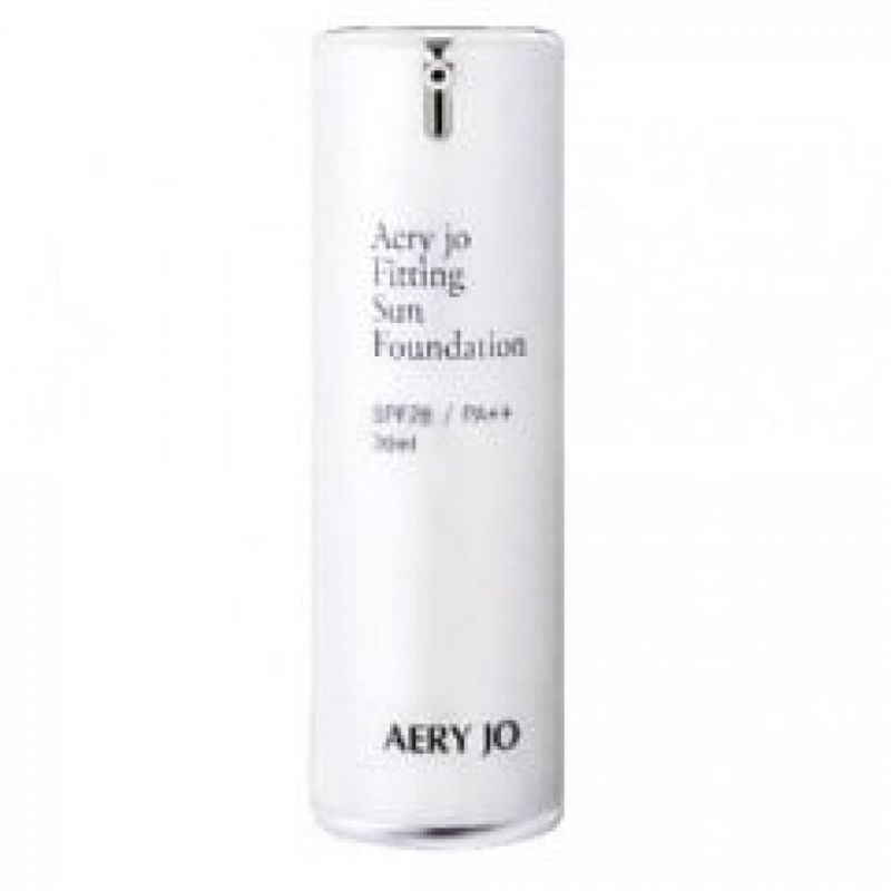 Milky Dress - Kem nền trang điểm chống nắng Aery Jo Fitting Sun Foundation #No21 Tông sáng