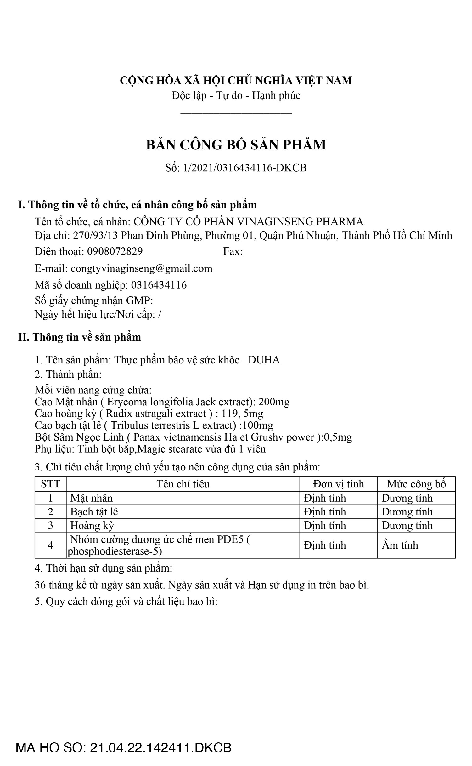 thực phẩm bảo vệ sức khỏe duha